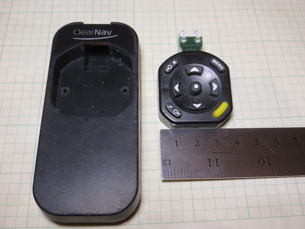 Disassembled Hand-held ClearNav Remote