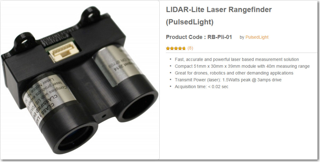 PulsedLight LIDAR-Lite unit
