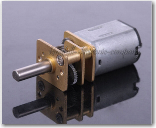 Very small 100RPM geared DC motor.  See http://www.ebay.com/itm/1Pcs-6V-100RPM-Micro-Torque-Gear-Box-Motor-New-/291368242712