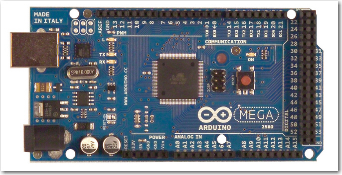 Arduino Mega 2560 for LIDAR I/O and navigation control