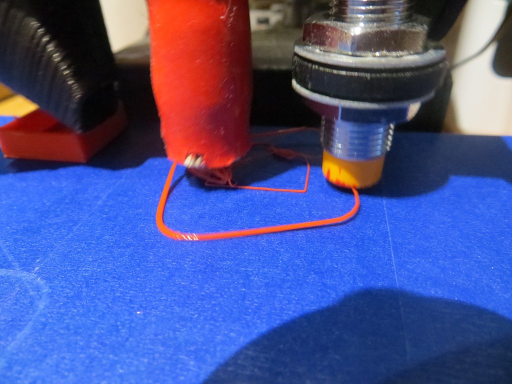 20mm cal cube print attempt at the rear right corner
