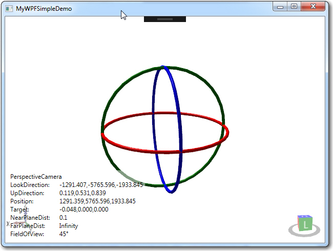 Simple Demo modified to implement TubeVisual3D objects