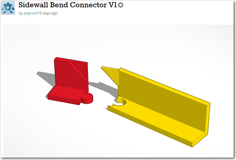 Lead-in rail angle coupling design
