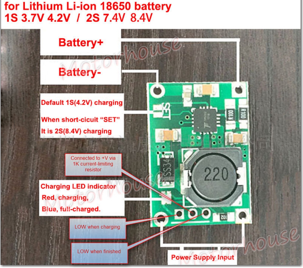 Tp5100 2 Cell Lipo Charger Module Study Paynter S Palace